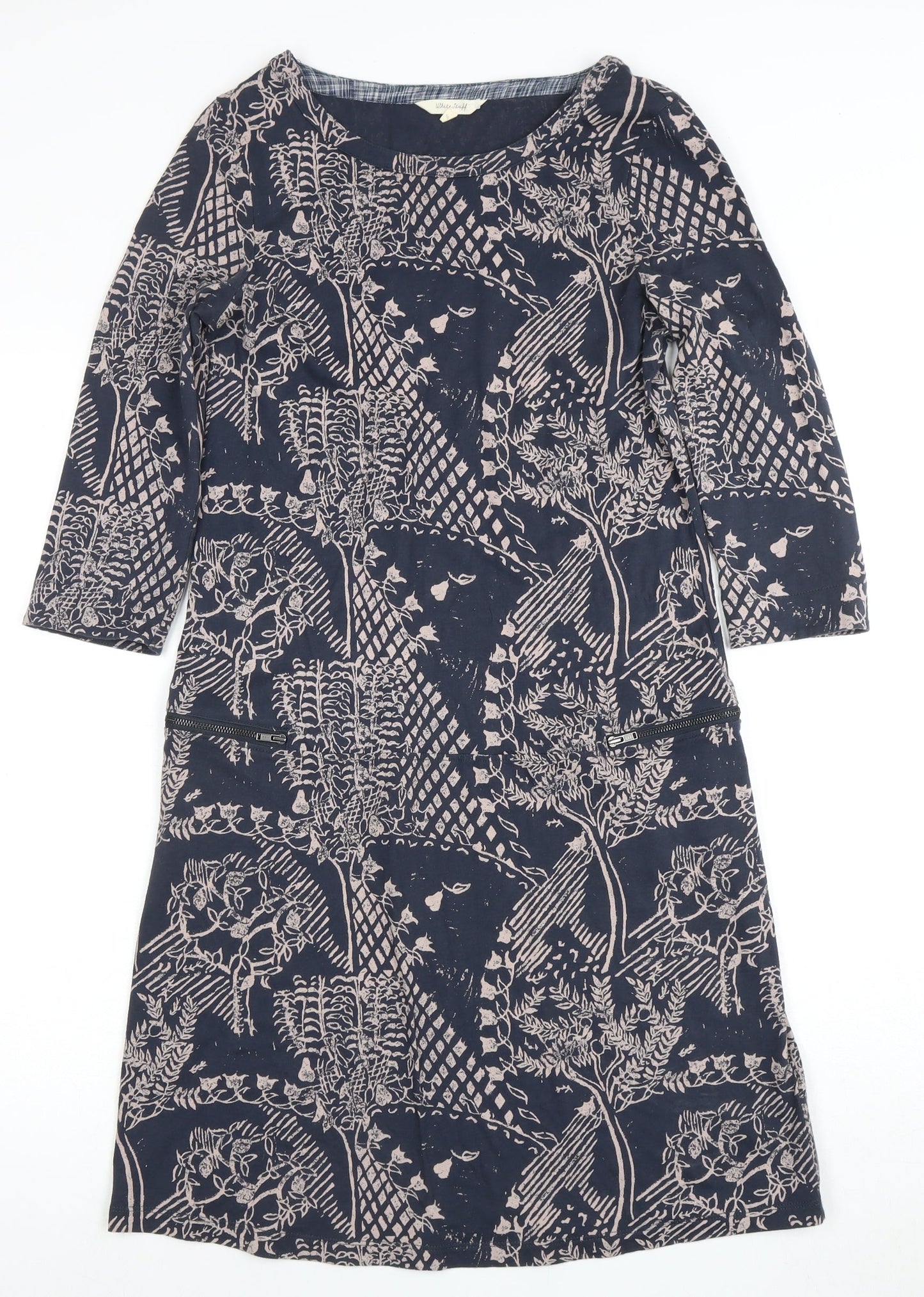 White Stuff Women's Multicoloured Floral Dress Size 8