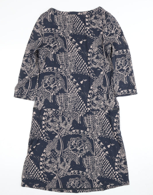 White Stuff Women's Multicoloured Floral Dress Size 8