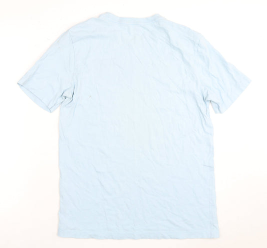 Puma Men's Blue Short Sleeve T-Shirt Medium