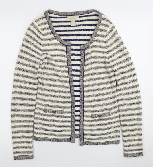Banana Republic Women's Multicoloured Striped Cardigan XS