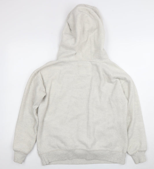 Fat Face Men's Ivory Pullover Hoodie, Size S