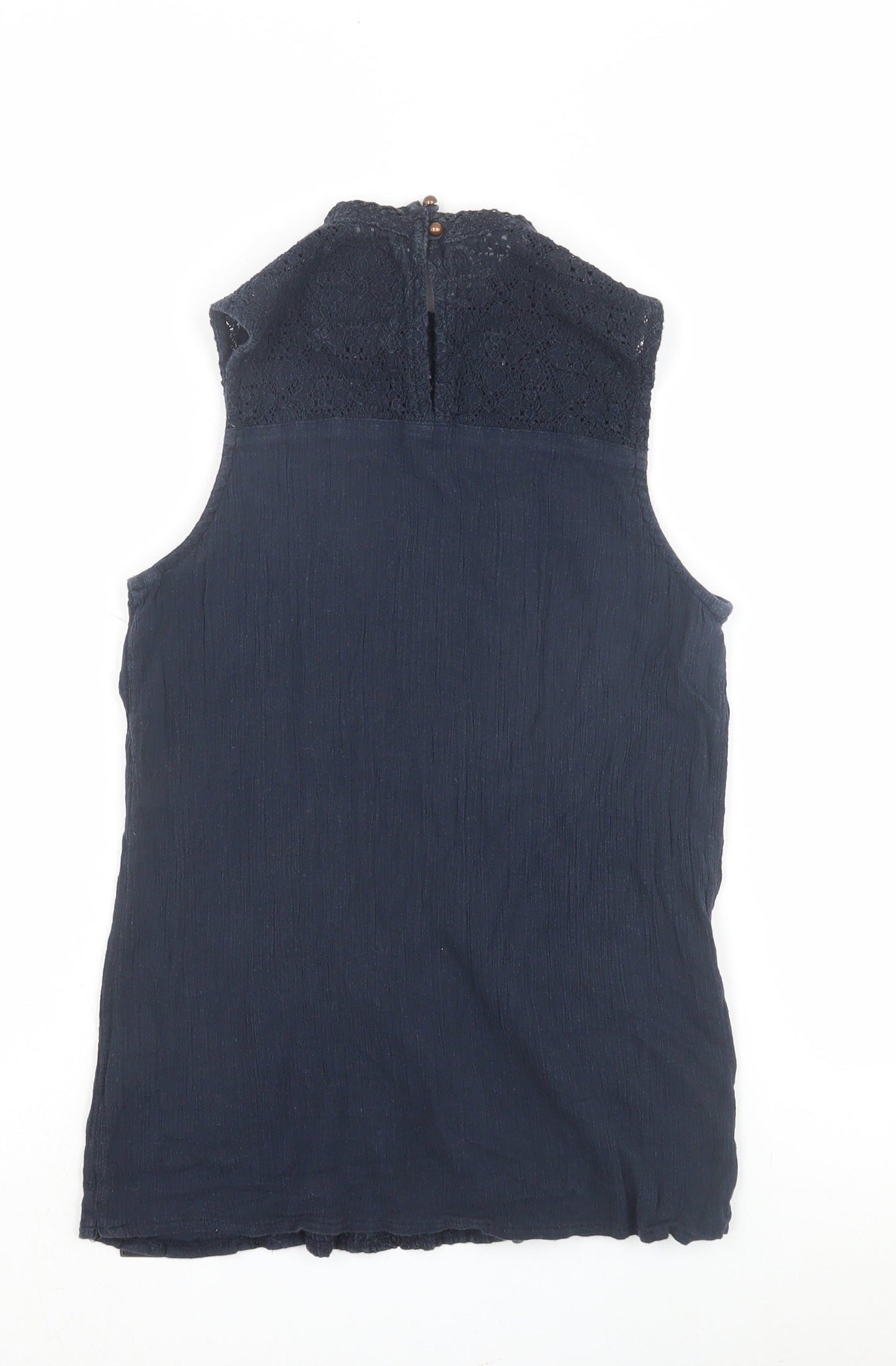 Superdry Womens Navy Sleeveless Tank Top S