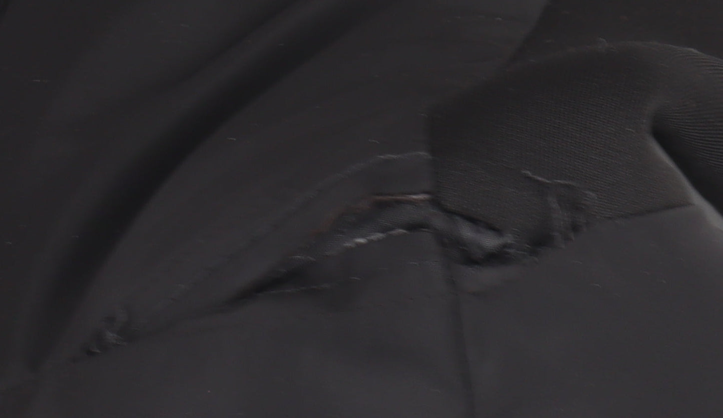 DKNY Women's Black Puffer Jacket with Hood, Size S