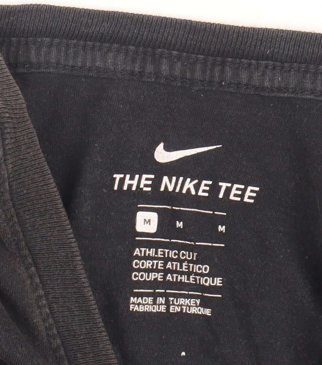 Nike Men's Black Medium Athletic Graphic T-Shirt