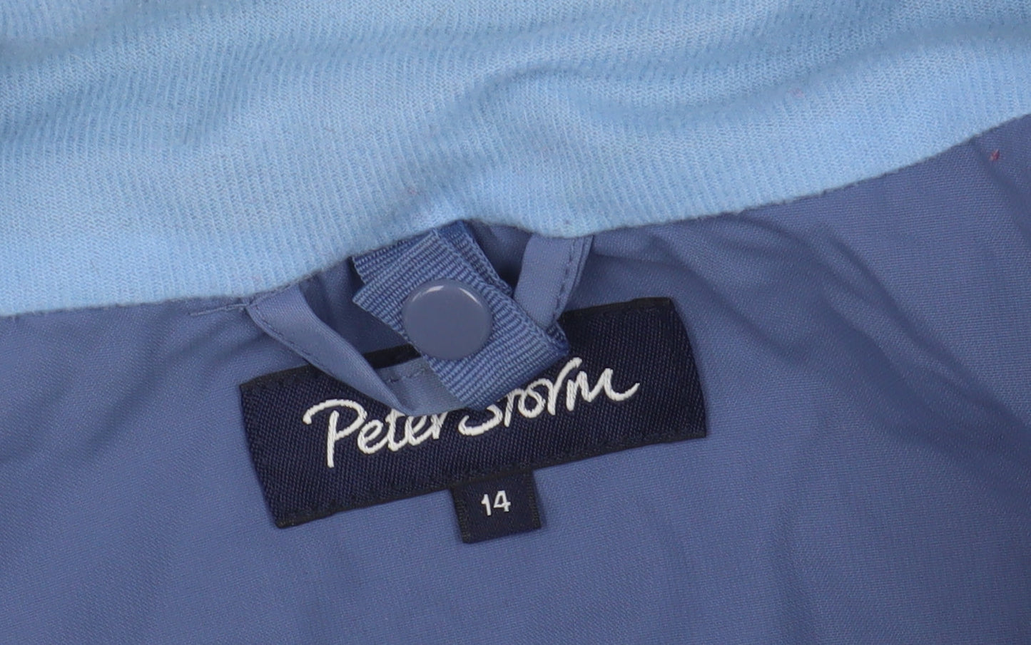 Peter Storm Women's Blue Hooded Mid-Length Jacket Size 14