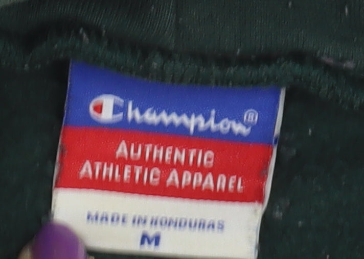 Champion Men's Green Medium Pullover Hoodie