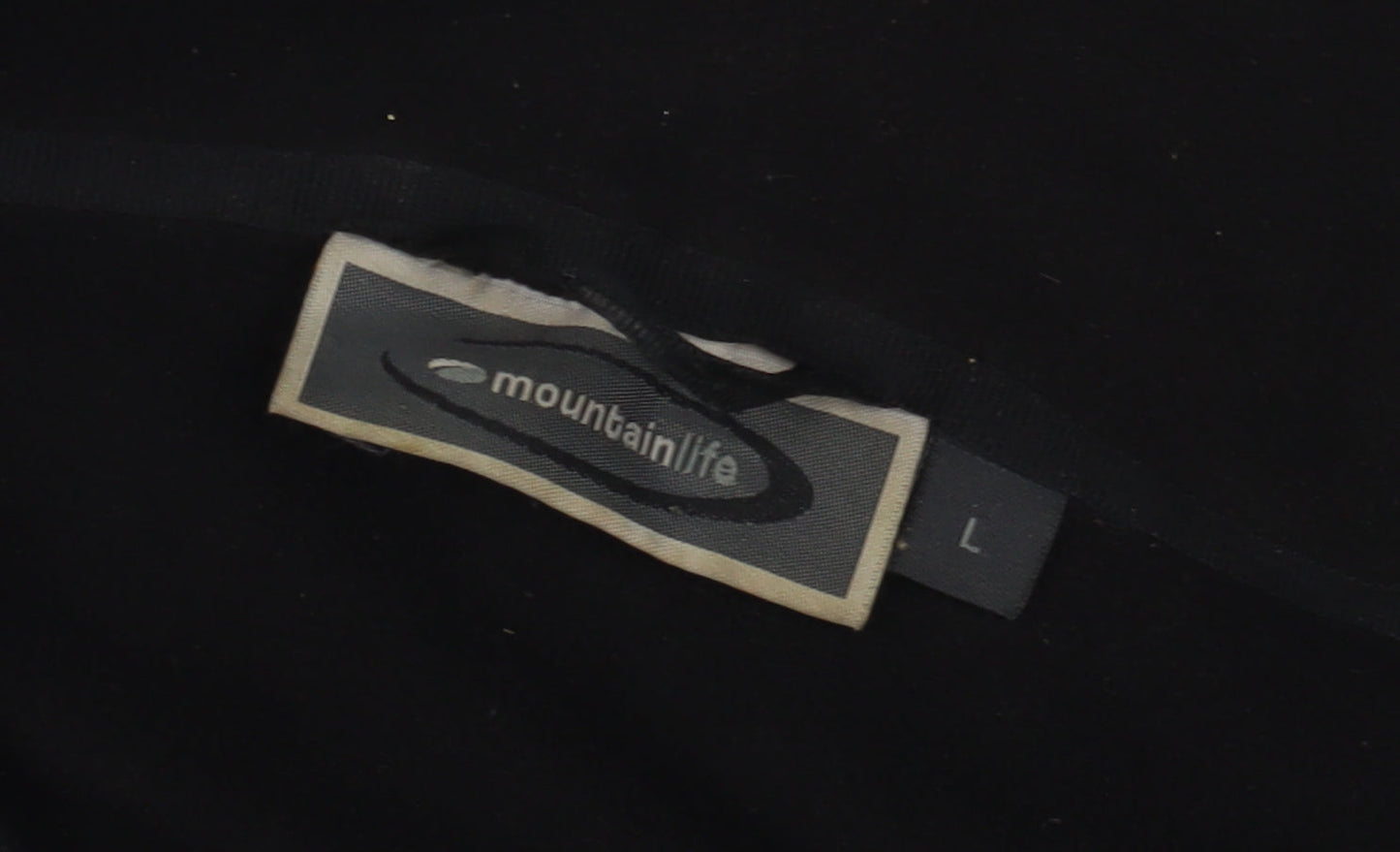 Mountain Life Men's Black Fleece Jacket L