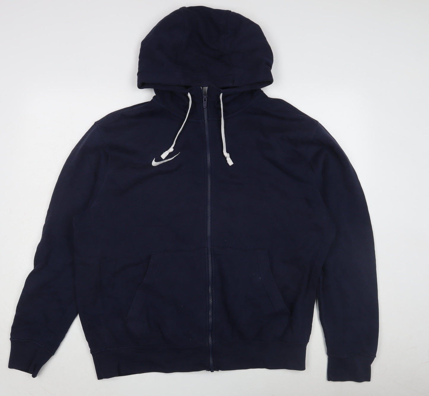 Nike Men’s Blue Full Zip Hoodie - Size L