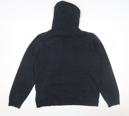 Nike Black Men's L Pullover Hoodie with Logo