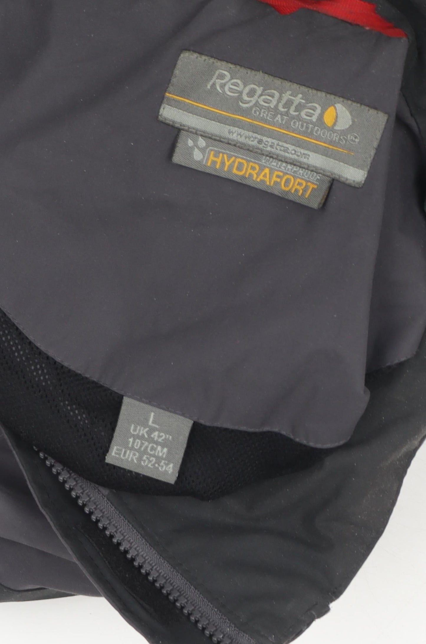 Regatta Men's Black Waterproof Jacket Size L