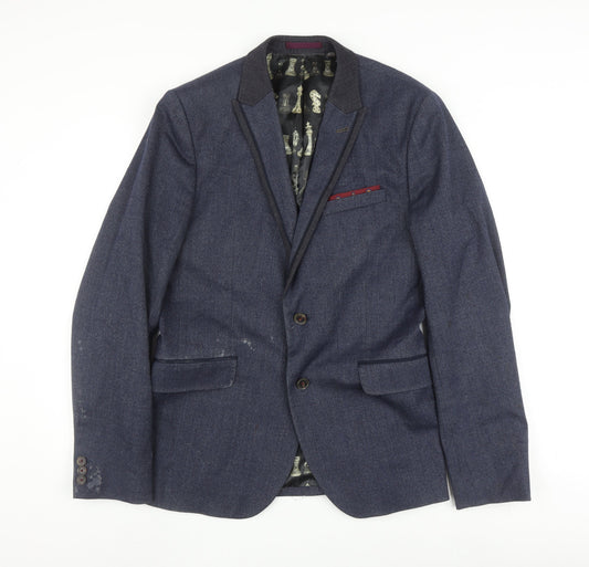 Ted Baker Men’s Blue Slim Blazer Jacket Size 4