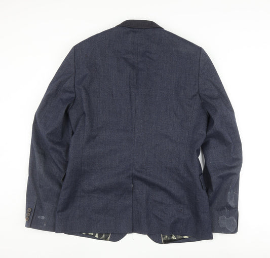 Ted Baker Men’s Blue Slim Blazer Jacket Size 4