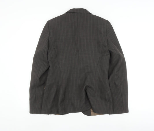 Bay Women's Grey Pinstripe Blazer Size 12