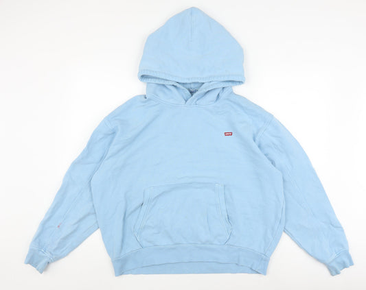 Levi's Blue Hooded Pullover for Men - Size M