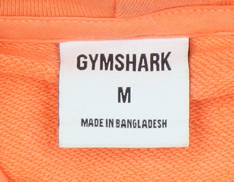 Gymshark Men's Orange M Hoodie with Logo