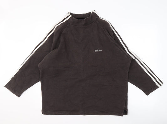 Adidas Men's Black Pullover Sweatshirt L