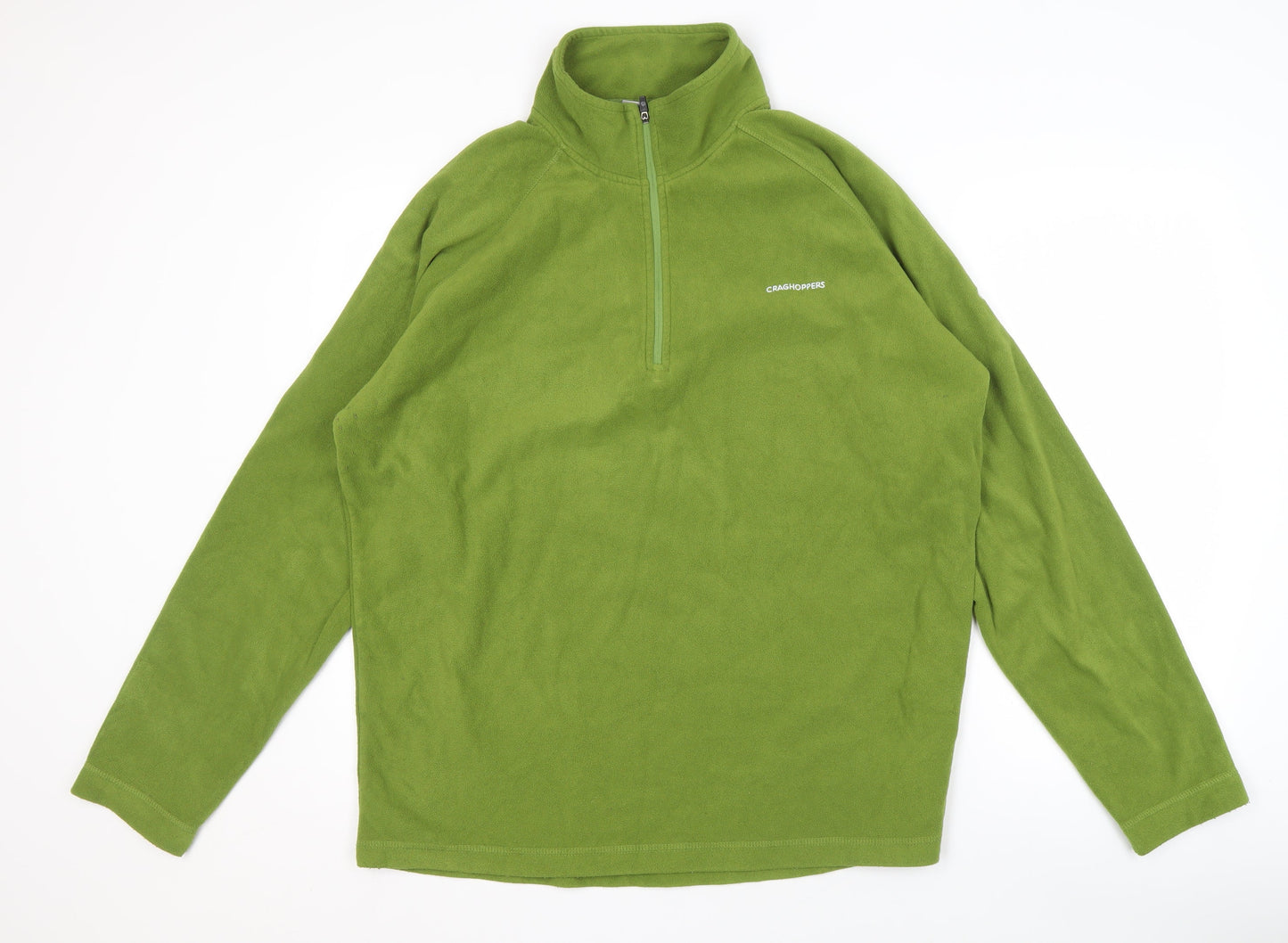 Craghoppers Men's XL Green 1/2 Zip Fleece Sweatshirt