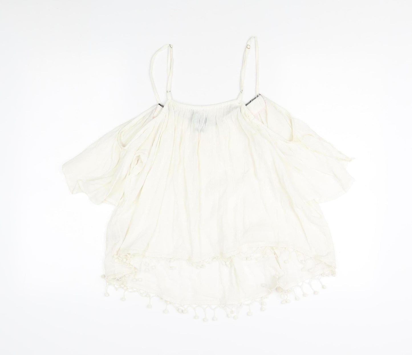Superdry Women's Ivory Camisole Off Shoulder Top