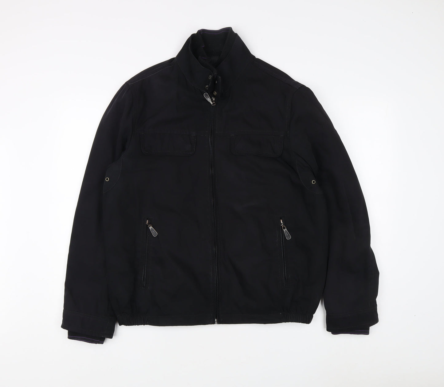 Jeff Banks Men's M Black Polyester Jacket