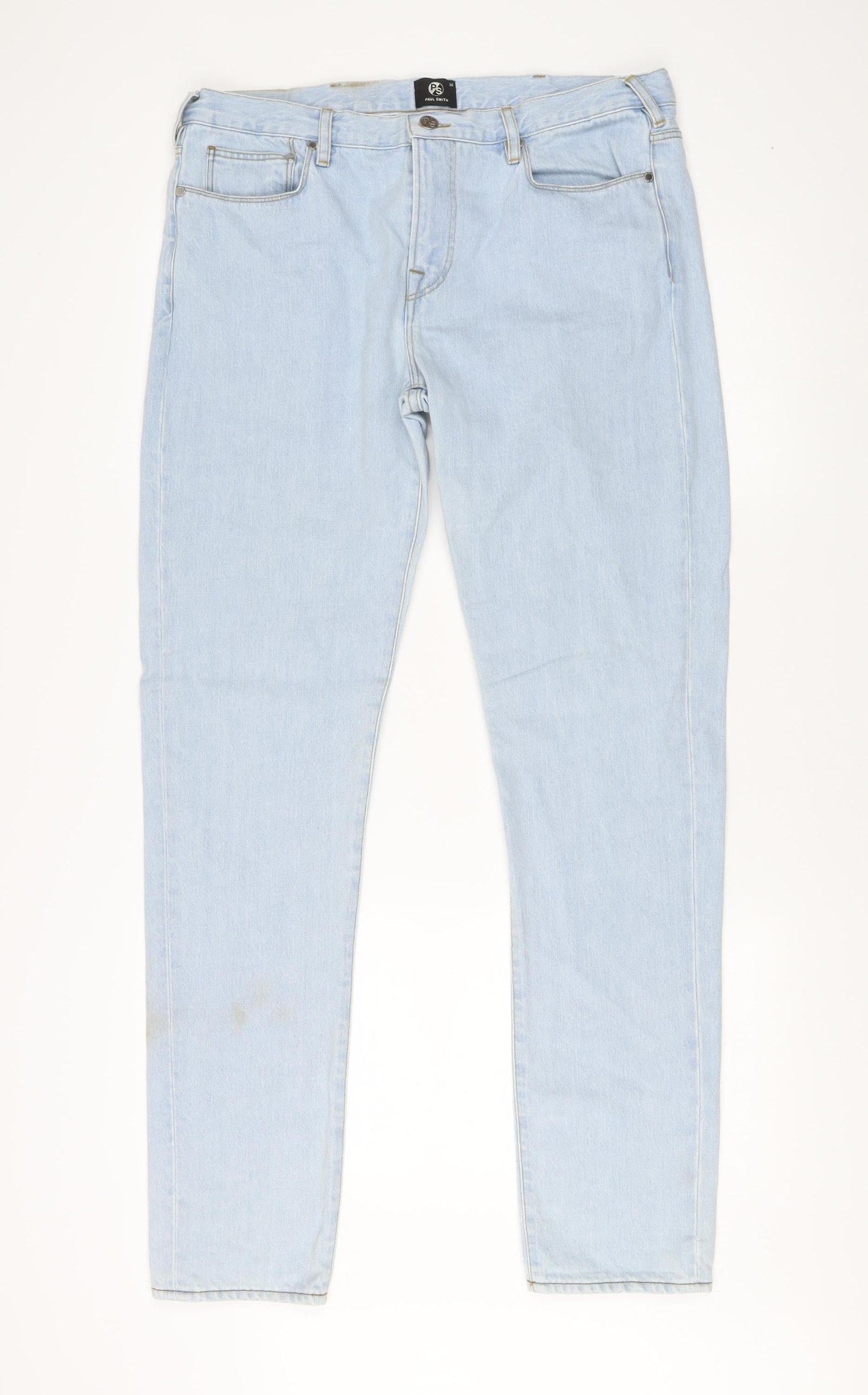 Paul Smith Unisex Blue Straight Jeans Size 36