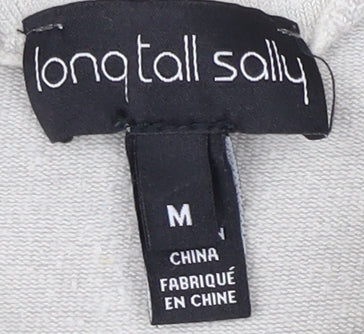 Long Tall Sally Ivory Roll Neck Top Women M Tall