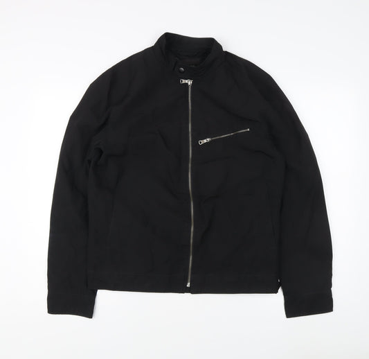 Banana Republic Men's Black Motorcycle Jacket M