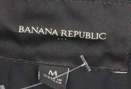 Banana Republic Men's Black Motorcycle Jacket M