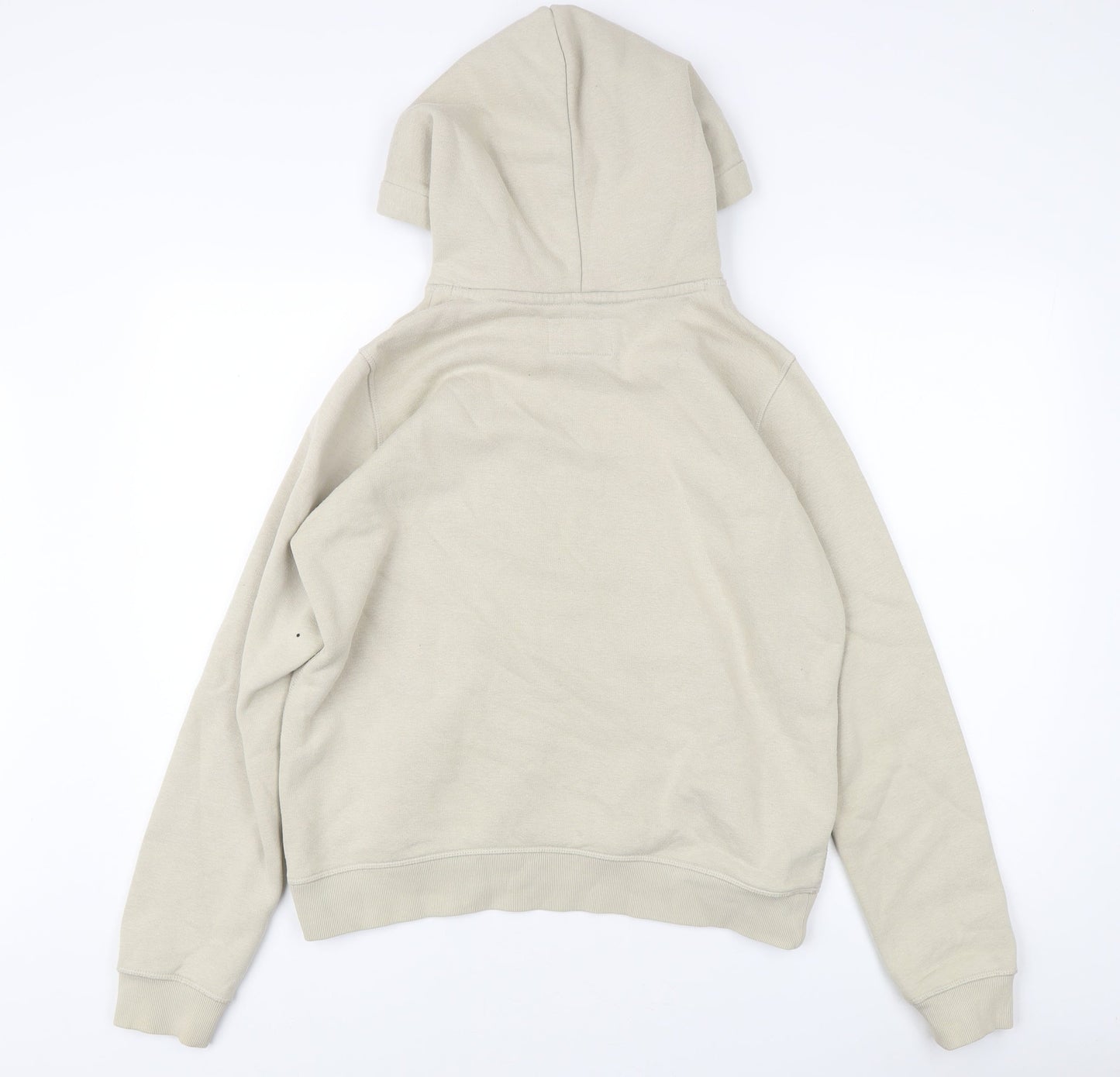 Jack Wills Beige Women's Hoodie - Size 12, Casual Essential