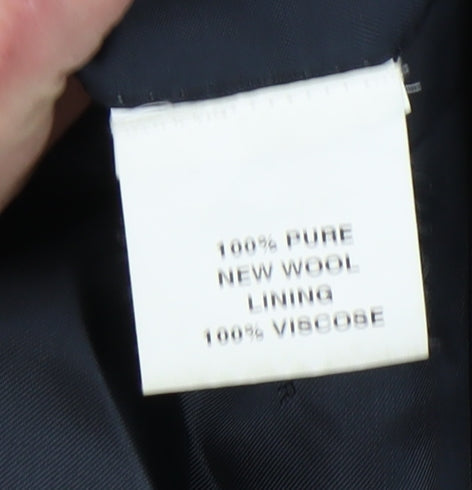 Daniel Hechter Men's Black Wool Blazer 42R