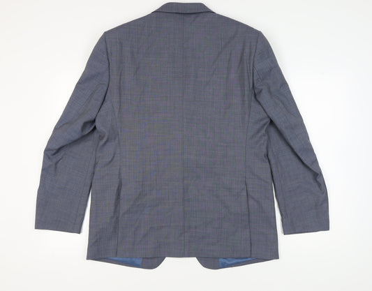 Marks and Spencer Men's Blue Wool Blazer Size 42R
