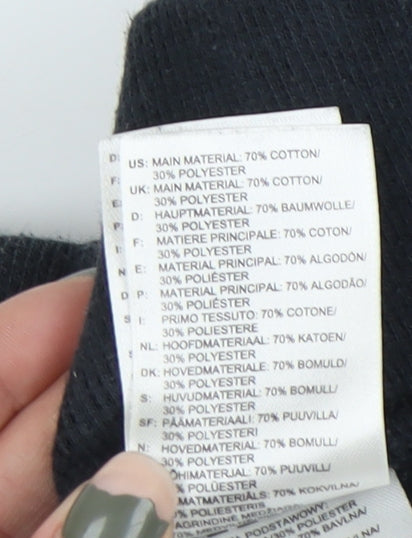 Reebok Men's Black Jogger Trousers L Elastic Waist