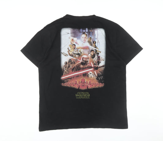 Disney Men's Black Star Wars T-Shirt L