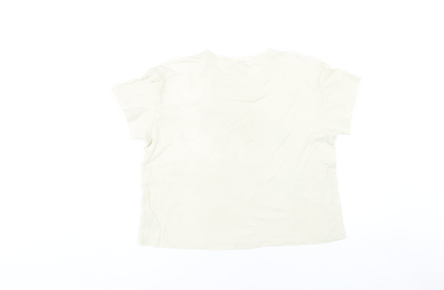 Old Navy Women's XS White Basic T-Shirt, Casual Style