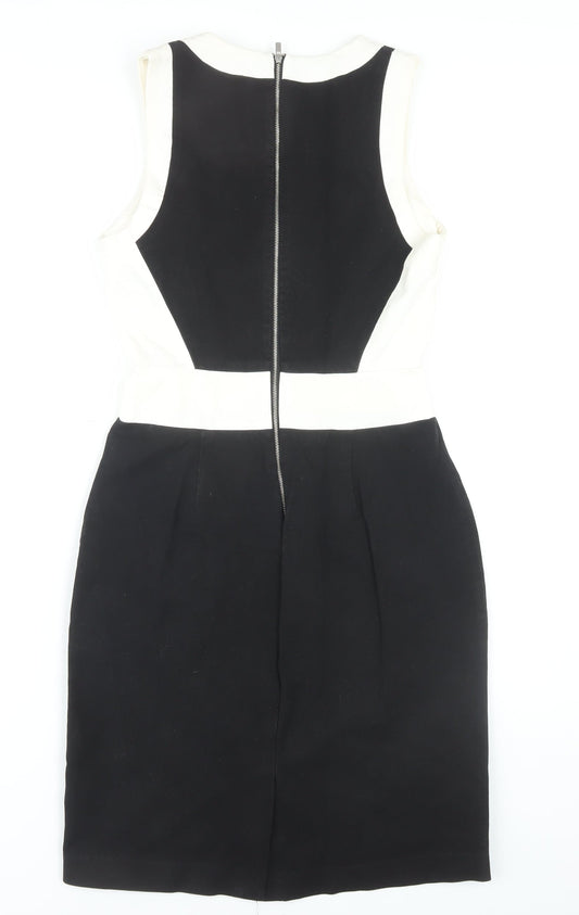 Banana Republic Women's Black Ivory Sheath Dress Size 6