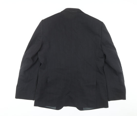 Marks and Spencer Men's Grey Blazer, Size 42, Regular Fit