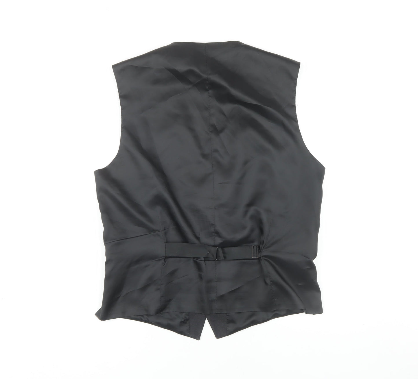 Racing Green Men's Grey Waistcoat, 40R Chest, Formal
