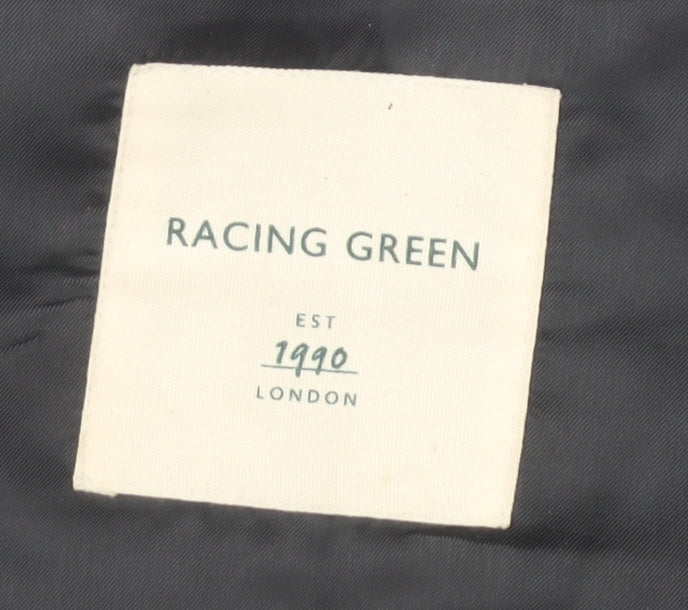 Racing Green Men's Grey Waistcoat, 40R Chest, Formal