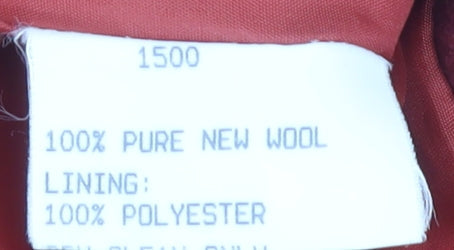 Additional view of NUAGE Women's Red Wool Overcoat, size 16
