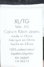 Calvin Klein Jeans Men's Black XL Full Zip Jumper