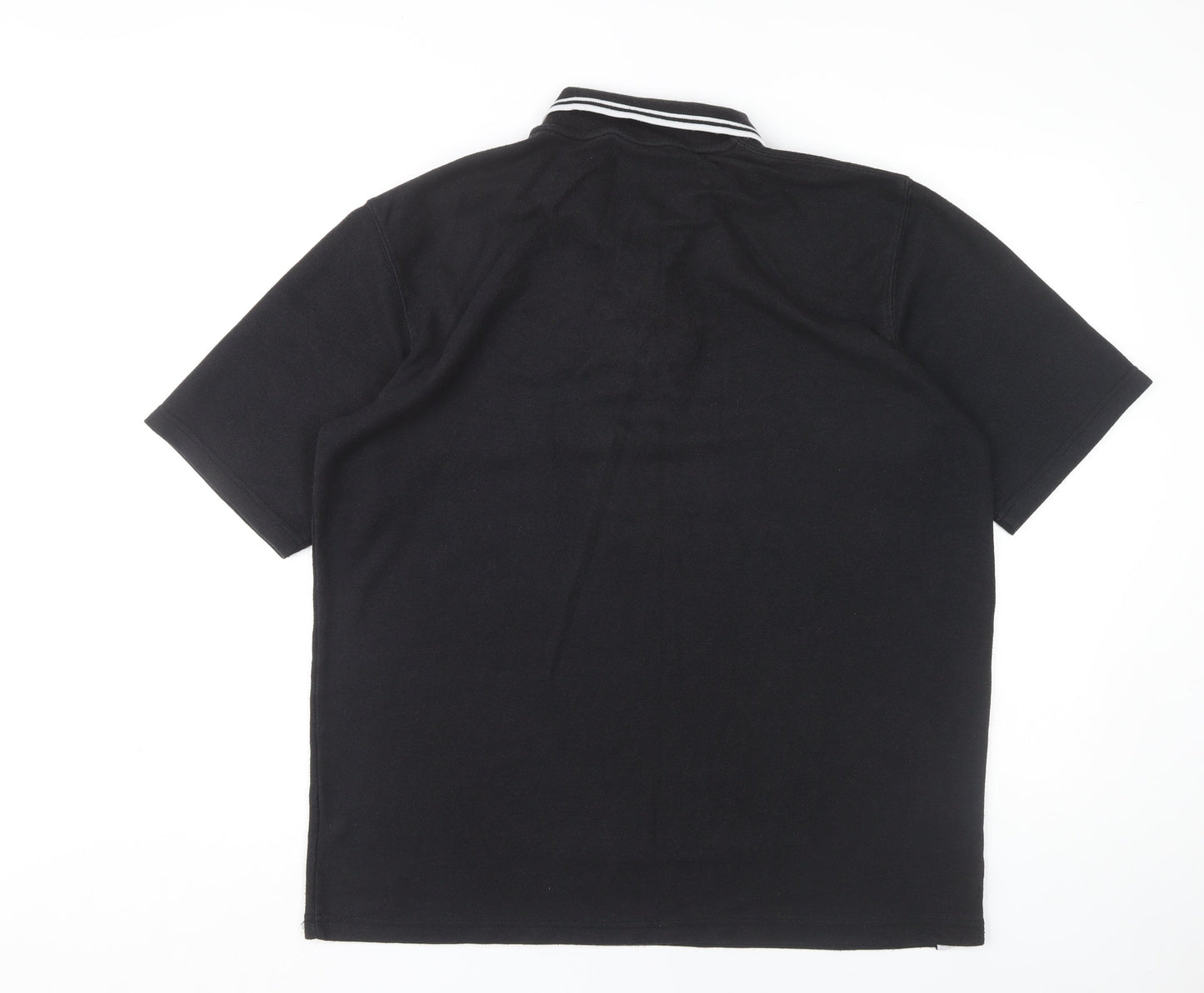 Umbro Men's Black XL Polo Shirt with Logo