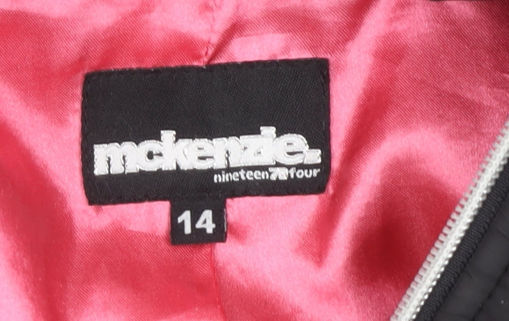 McKenzie Women's Black Puffer Jacket Size 14