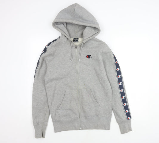 Champion Men's Grey Small Hoodie Jacket