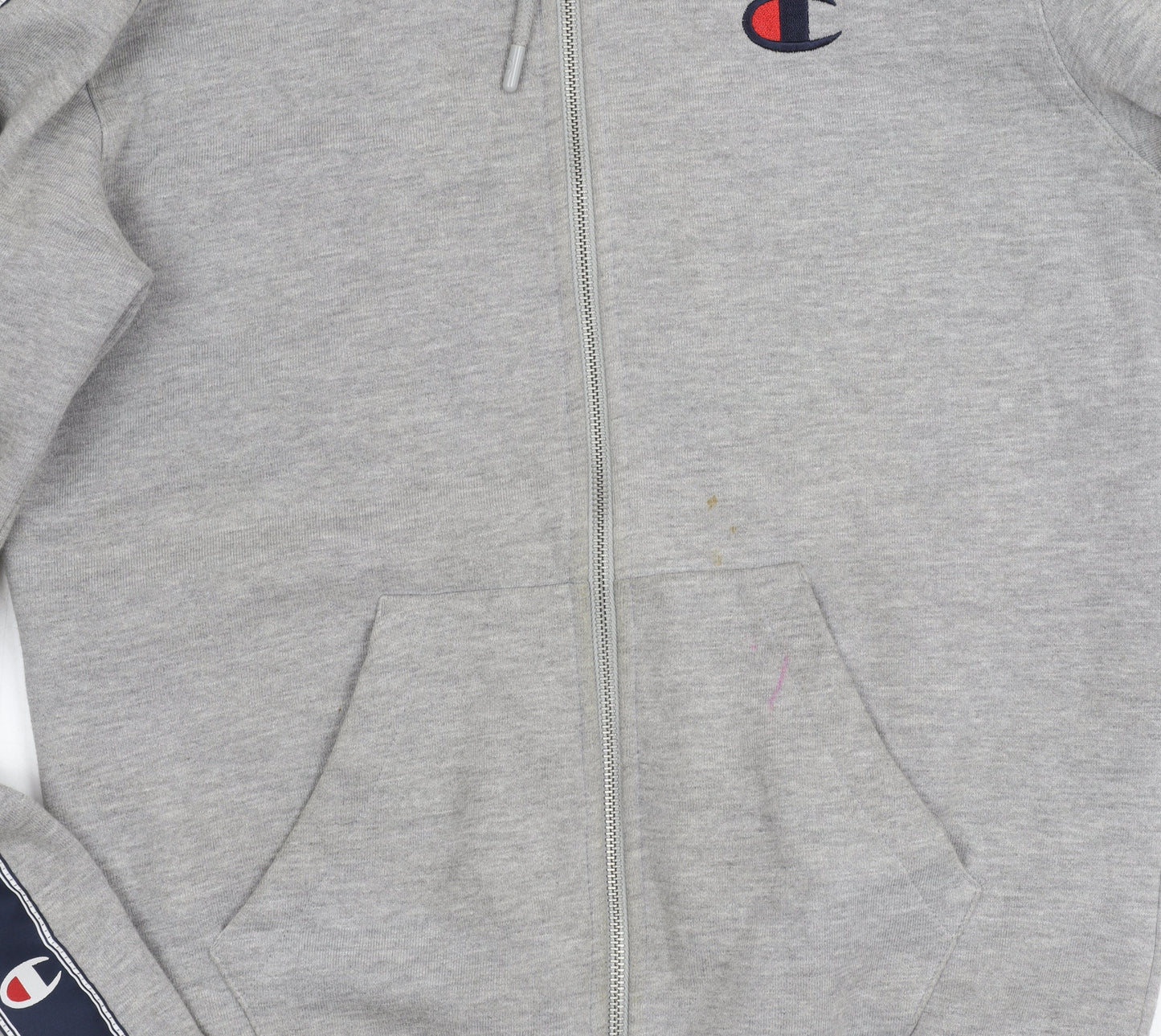 Champion Men's Grey Small Hoodie Jacket