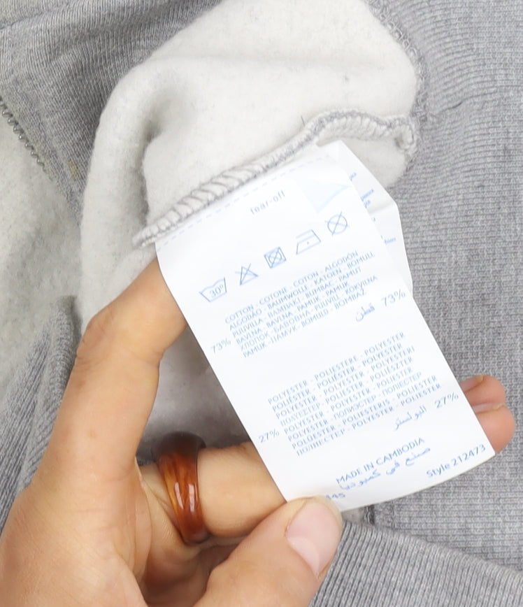 Champion Men's Grey Small Hoodie Jacket