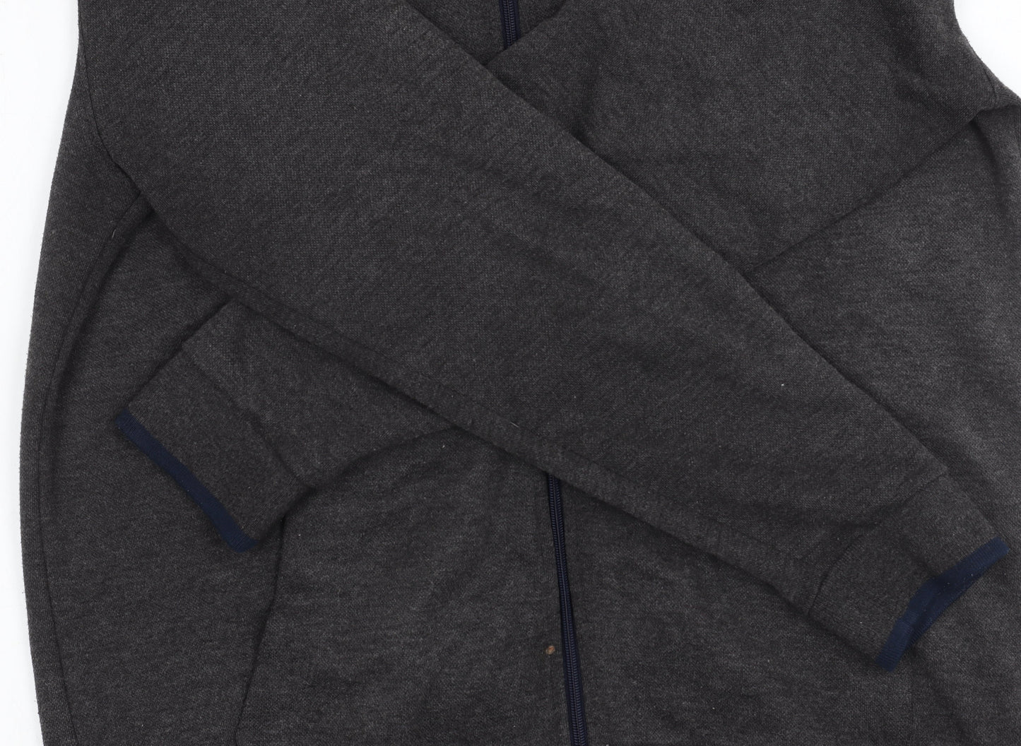 Racing Green Men's Grey Basic Jacket, L, Hooded Casual