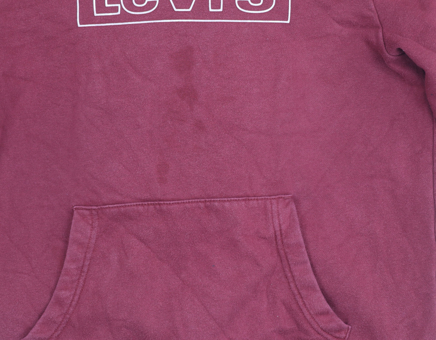 Levi's Men’s Red Pullover Hoodie - Size S