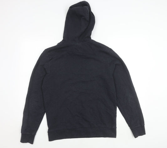 Jack and Jones Men's Black S Pullover Logo Hoodie