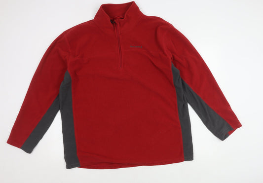 Peter Storm Men's Red 2XL Fleece Sweatshirt
