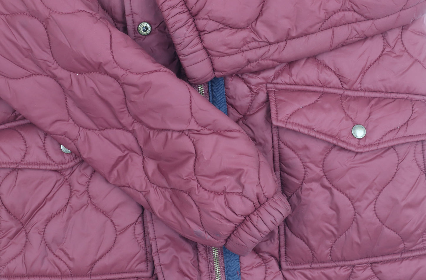 Fat Face Women's Quilted Red Jacket Size 2