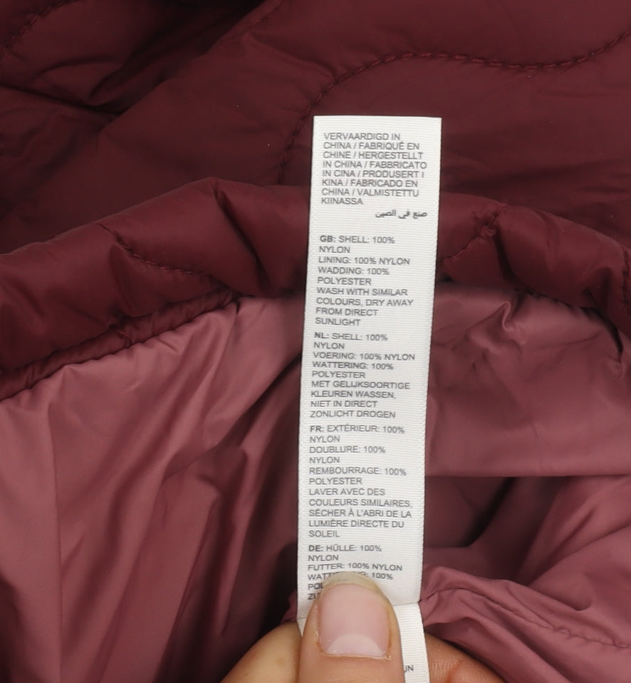 Fat Face Women's Quilted Red Jacket Size 2
